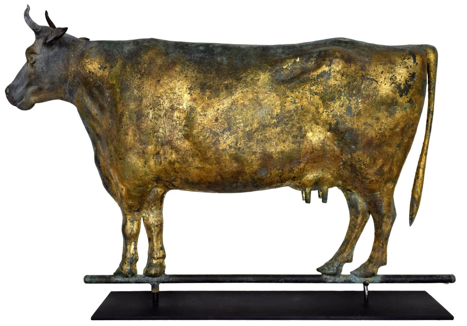 Superb Jersey Cow Weathervane | Made by L.W. Cushing & Sons of